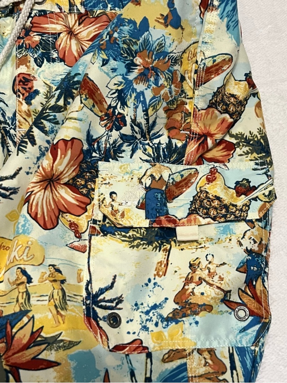 ๐ด Caribbean Joe Island Supply Co. Tropical Swim Trunks XXL Beach, Vacation - Picture 6 of 7